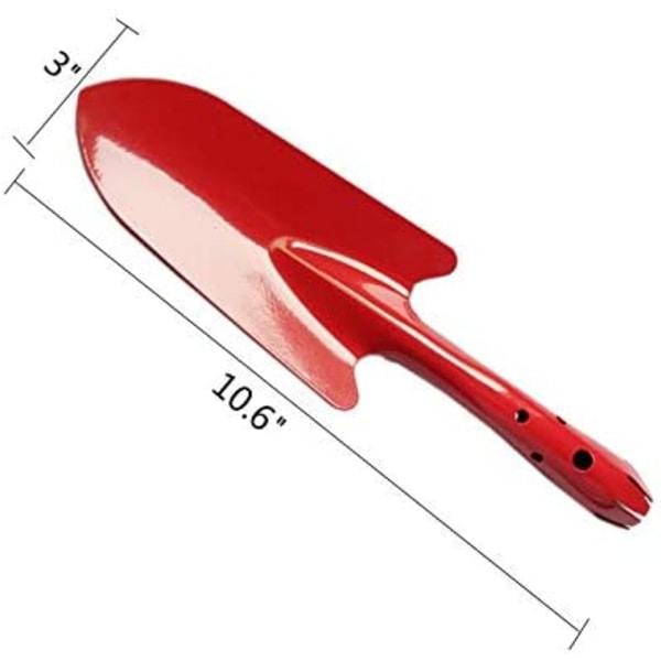 Mini Färgglada Metall Handskyfflar för Plantering, Grävning och Omplantering av Blomjord - Trädgårdspresenter för Barn (5-Pack)