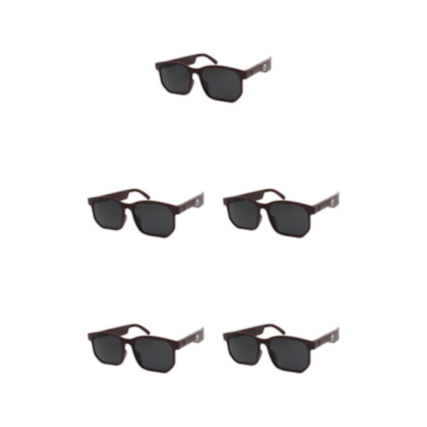 1/3/5 Bluetooth Audio Smart Briller Vanntette Innebygd Mikrofon Coffee 15.3 x 5 x 3cm 5Set