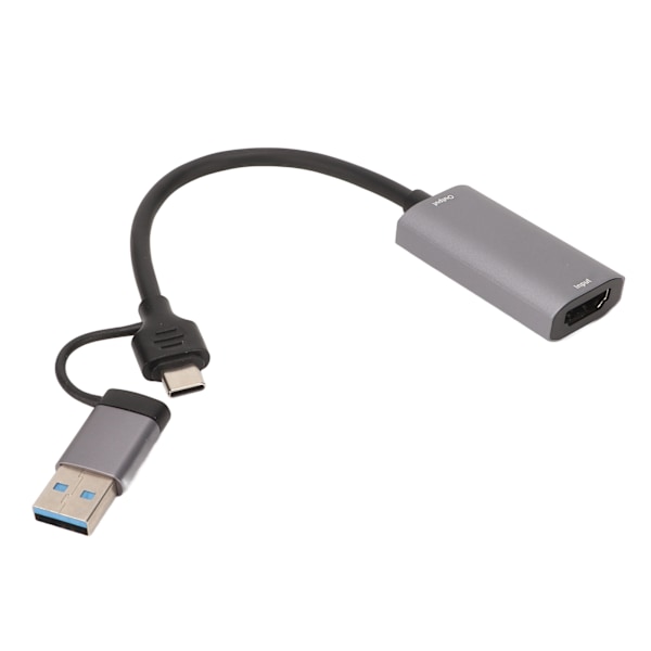 Video Capture Card 4K HD Multimedia Interface Hun til USB Type C Video Capture Adapter til PS5 til Xbox DVD Camcorder