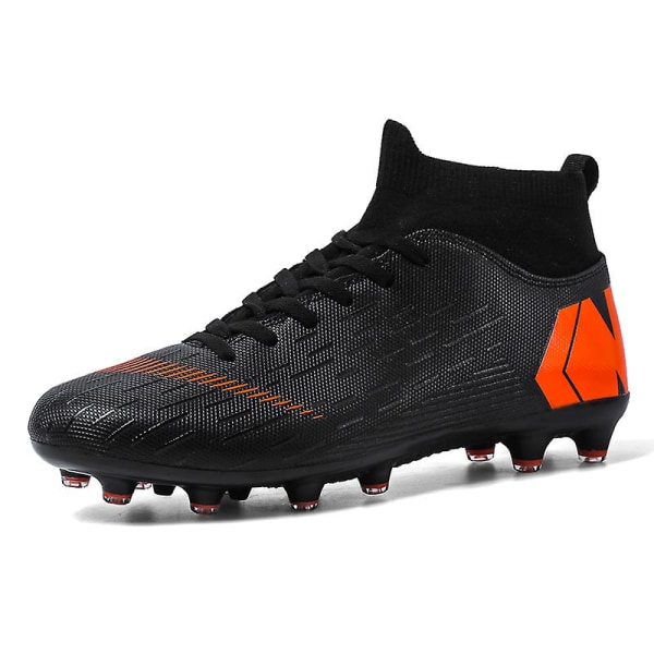 Fotballsko for menn Anti-Skli Fotballsko Knotter Gras Fotball Sneakers 888B Black 40