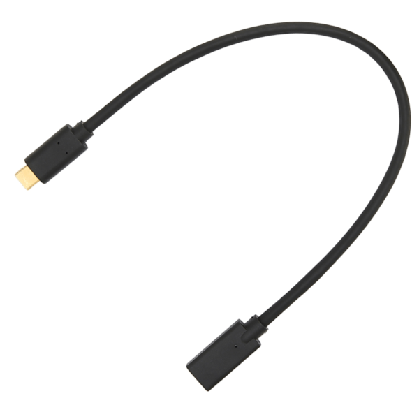 TypeC til TypeC Kabel 10Gbps USB 3.1 Hurtig Opladning ABS TypeC Hun til TypeC Han til MacBook Pro til Huawei (0.3m 1.0ft)