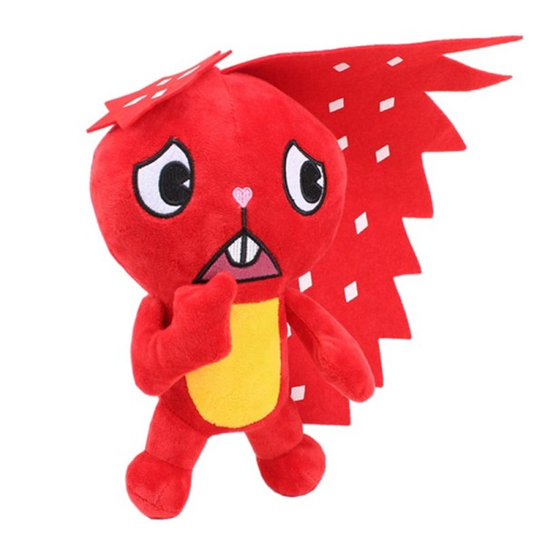 Happy Tree Friends Flippy Fliqpy pehmoinen nukke Anime plussilelu W Red thorn