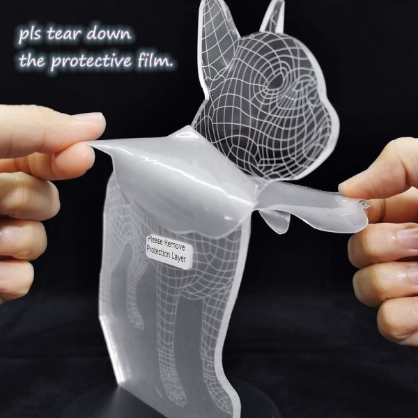 Lilo Stitch Lampe Tegneserie Søt Stitch Figur Venner 3D LED