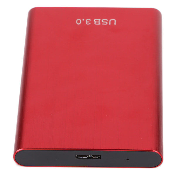 2.5in Ekstern Harddisk USB 3.0 Aluminiumlegering Afrundet Skal Mobil Harddisk Rød 40GB