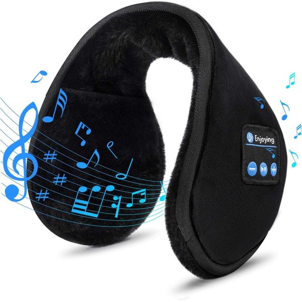 Bluetooth hörselkåpor - Bluetooth 5.0 hörlurar hörselkåpor Löpande öronvärmare