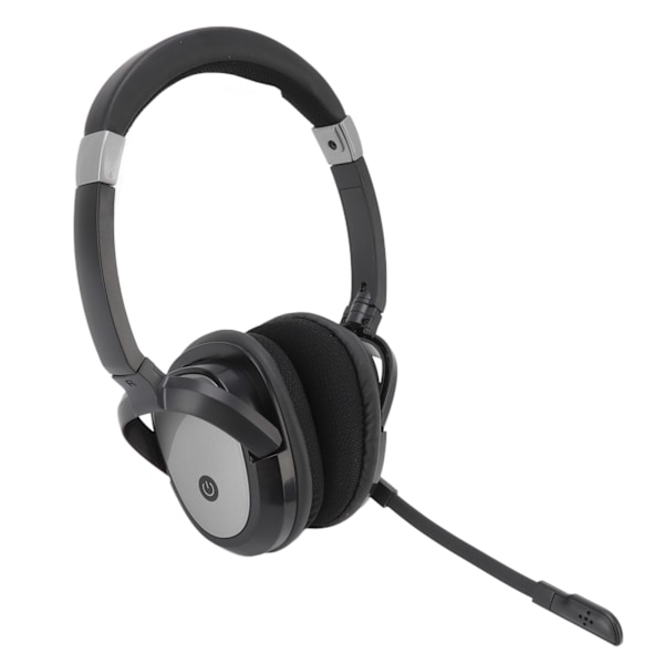 Bluetooth-headset for kundesenter, klar kontorhøretelefon med støydempende mikrofon for bedrifter