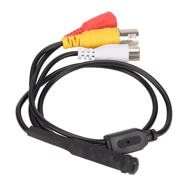 Mini Sikkerhedskamera 120° Bred Vinkel CMOS 3.2mm Sensor HD 1000TVL 8 Infrarøde LED'er Overvågningskamera DC 12V 1A NTSC Format