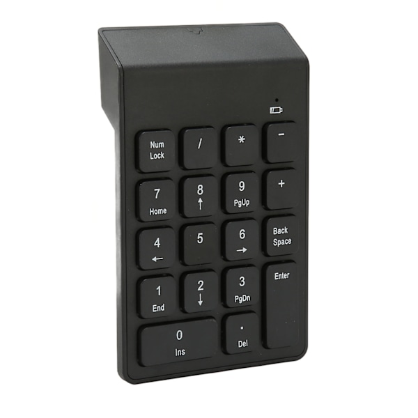 2.4G Trådløst Numerisk Tastatur Sjokoladetaster Plug and Play 18 Taster Nummer Numpad for Bankrevisor