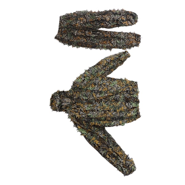 Ahornblad Camouflagedragt 3D Blade Jagt Skydning Camouflagedragt Sæt Voksen Fuglekiggeri Camouflagetøjsæt