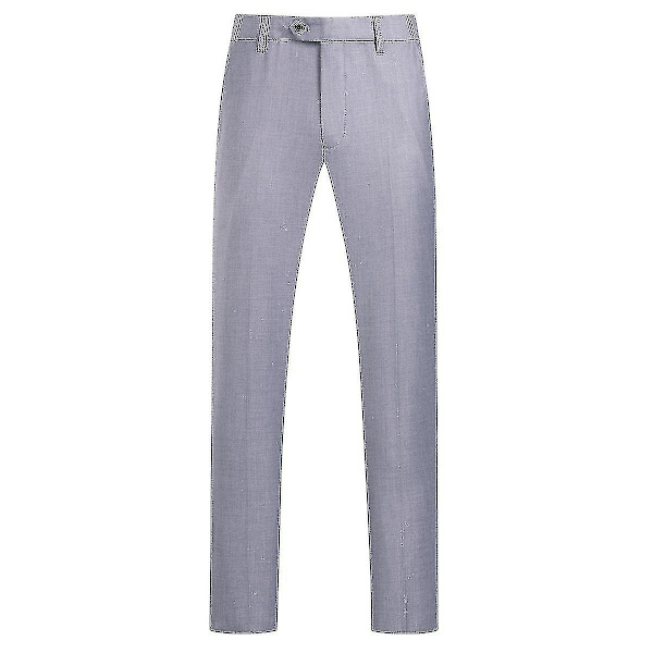 Kostym för män Business Casual 3-delad kostym blazerbyxor Väst 9 färger Z Grey 2XL