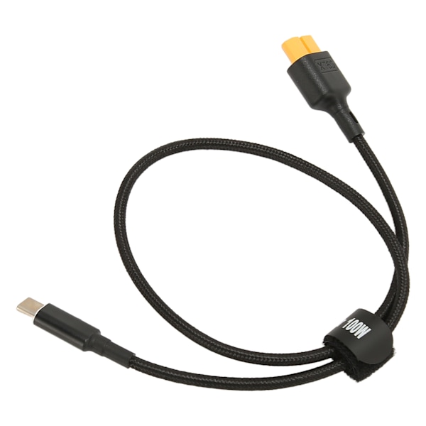 Typ C till XT60 Laddningskabel PD 100W Laddning USB C till XT60 Hona Laddningssladd för Tool Kitrc M7 M6 M6D M8S 0.5m/1.6ft