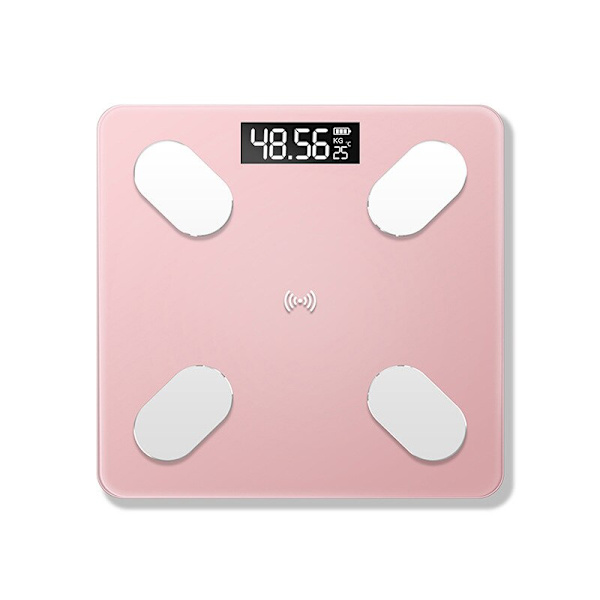 Painon ja kehon rasvan mittausvaaka Älykäs langaton kehonkoostumusanalysaattori rose gold