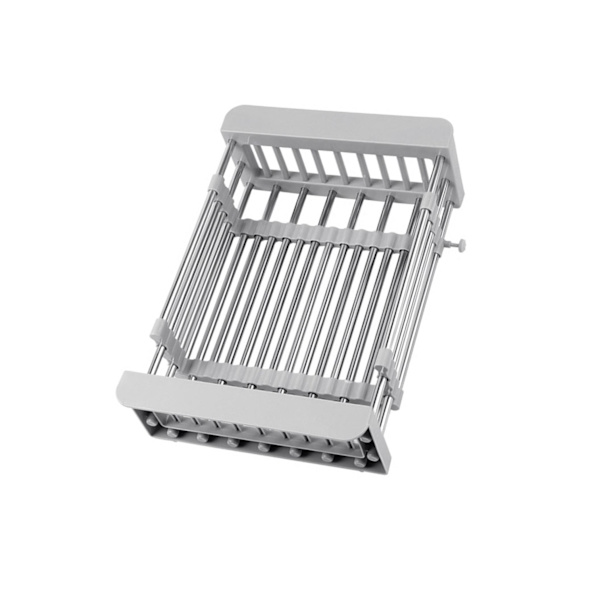 1/2/3 Rustfritt Stål Justerbar Oppvaskstativ Rustfritt for Grey 1 Pc