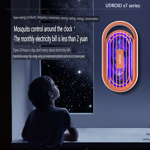 Bug Zapper, Mygg Zapper inomhus utomhus Orange