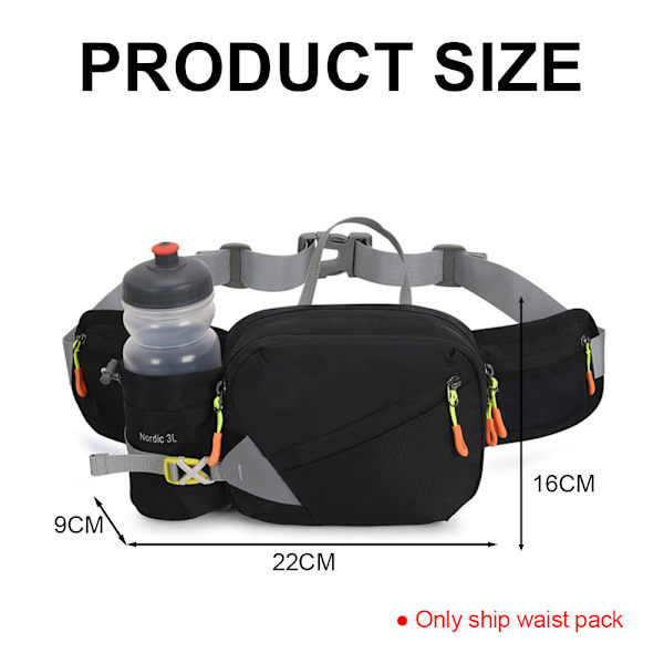 Utomhus bergsklättring ryggsäck-Sport multifunktionell handväska-C black