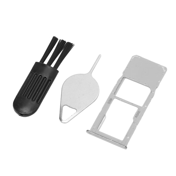 SIM-korttikelkka Ammattimainen SIM-korttipaikan kelkan pidikkeen vaihto poistotapilla Samsung Galaxy A51 A515U Hopea