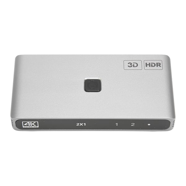 4K HD Switcher 1 ind 2 ud Op til 18Gbps 4K 60Hz 3D CEC HDCP2.2 Understøttet HD Multimedia Switcher til TV Projektor Afspiller YC Q201