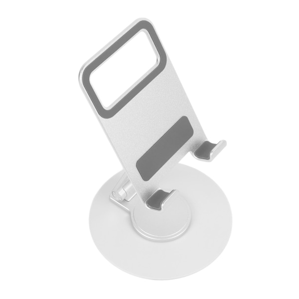 Mobiltelefonstativ Aluminiumlegering 360 Graders Rotasjon Justerbar Skrivebordsdokkingholder for Hjemmekontor Hybel