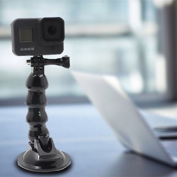 Bil Vindusvisker Sugekopp Feste Holder Adapter Kompatibel for DJI Action 2 Pocket Action Kamera Smartphone Holder