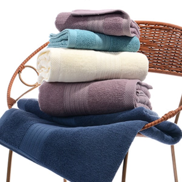 Handdukar 3-delat set, 1 badlakan, 2 tvättlappar, ringspunnen Beige