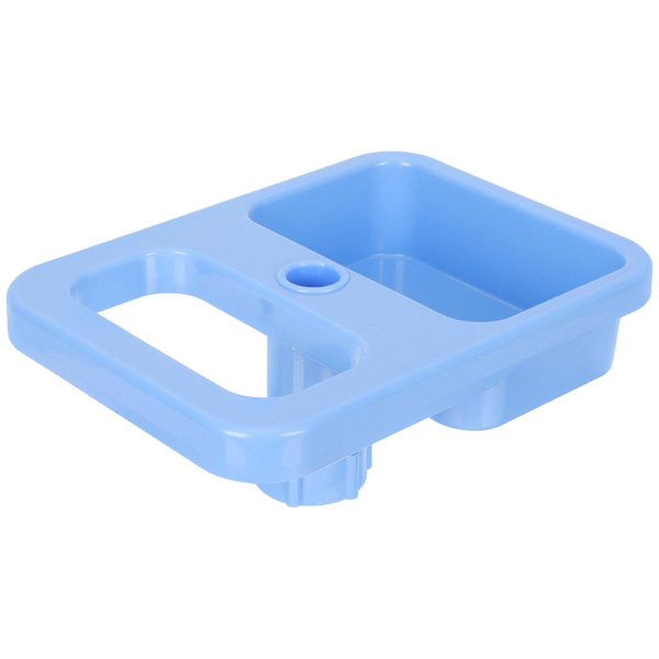 Komfortabel stativ Infusjonsbrett Støtter Festeslitasje Hylle Holdbar Justerbar Serveringsbrett Blå Blue 26X19CM