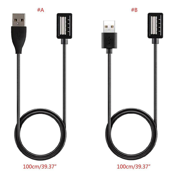 Smart Charger USB -latauskaapeli Pikalataustelakka Suunto 9/spartan Ultra/spartan Sport Smart Watchille Black Square head