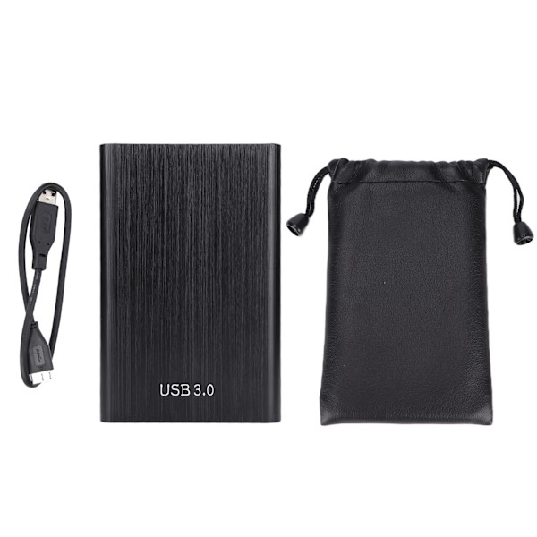 Extern hårddisk snabb dataöverföring enkel att använda bred kompatibilitet portabel USB 3.0 HDD för OS X Svart 40GB