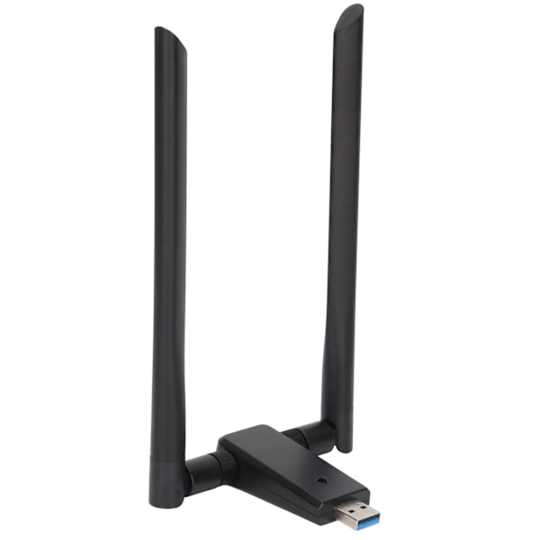 WiFi Adapter Dobbel 5Dbi Antenne 802.11ac 5G 2.4G USB3.0 1200Mbps Høy Gain USB Nettverkskort for Laptop Stasjonær PC