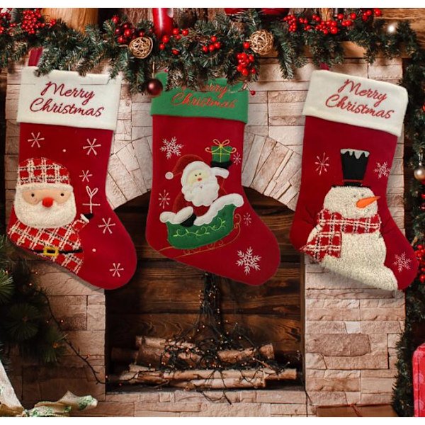 Christmas Stocking (Red Snowman 2)
