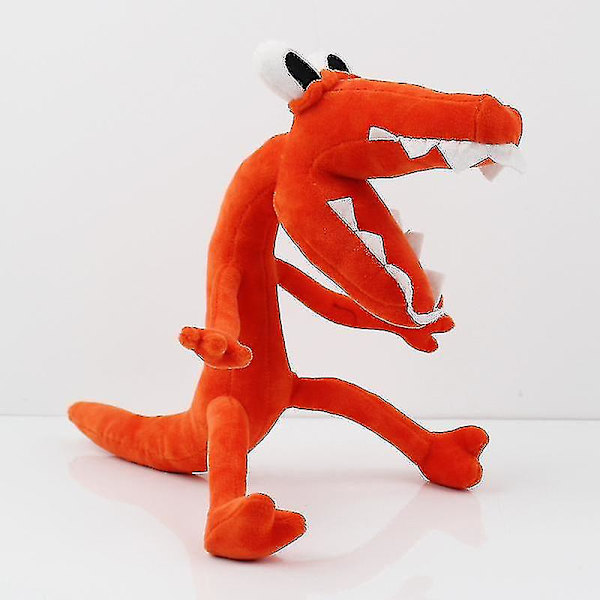 Rainbow Friends bamse fra Rainbow Friends bamseleker for fans og venner Vakkert stoppede dyre bamsedukker Orange 32cm