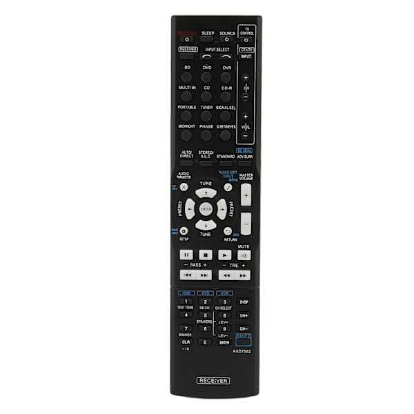 Erstatningsfjernbetjening Kompatibel med Pioneer AXD7582 AXD7632 VSX 300 VSX420 VSX402K VSX402S VSX520 AV Receiver