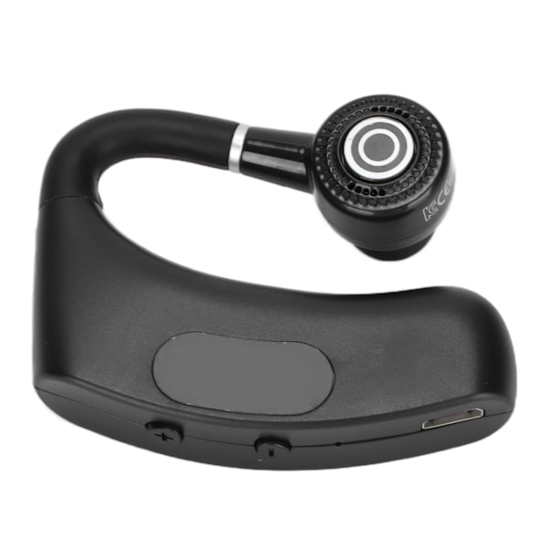 V12 Bluetooth Headset Trådløs Enkelt Hængeøre Håndfri LED Digital Display Hovedtelefon til Forretningskontor Uden Opladningsrum