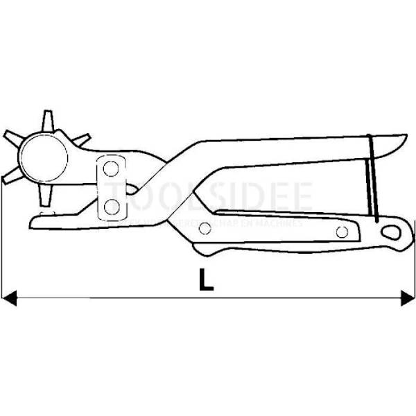 TOPEX läderklämma 240mm 2