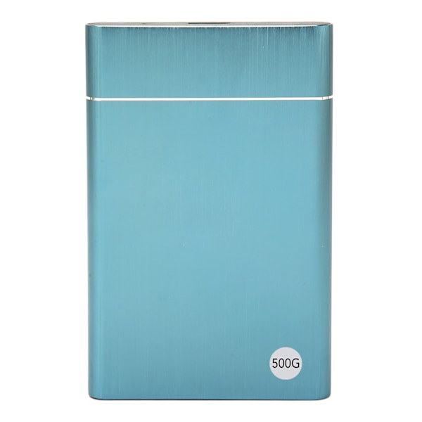 2.5in Ultra Slim Bærbar Ekstern Harddisk HDD Op til 5Gbps USB 3.0 Interface Mobil Harddisk til PC Laptop Blå 500GB