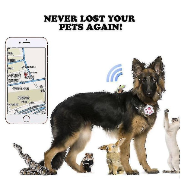 Hot 2-pack koiran tassun muotoinen bluetooth anti-lost-matkapuhelin
