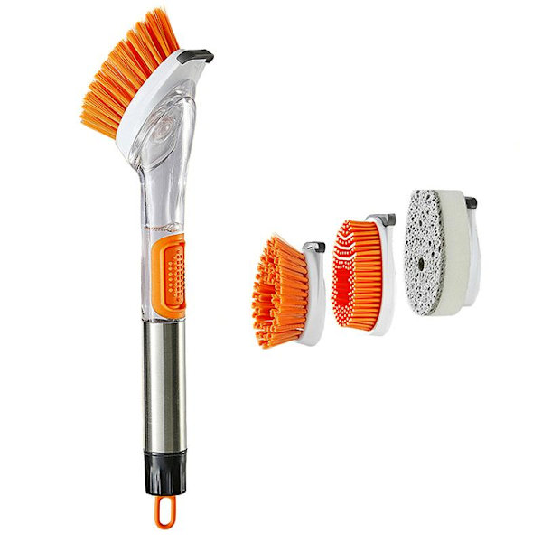 Diskborste med dispenser diskmedelsfack tvålautomat 1-Pack