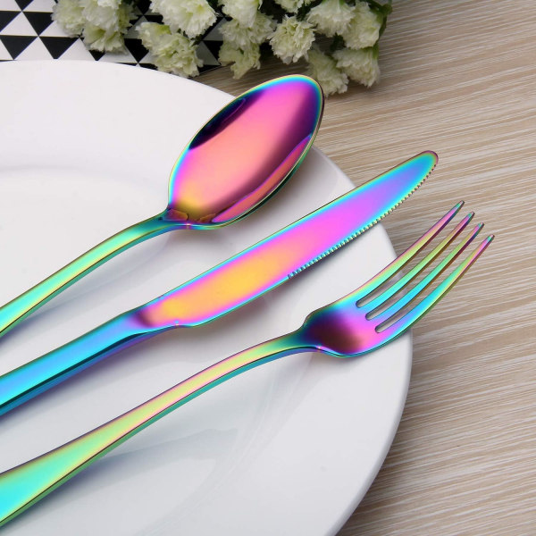 Rainbow Set, 20-osainen setti ruostumatonta terästä