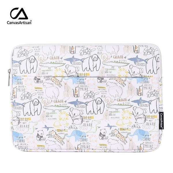 Computer taske laptop sleeve / etui til bærbar computer hvid 13 tommer
