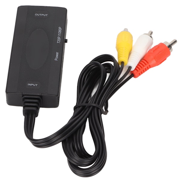 HD Multimedia Interface till RCA-omvandlare HD Multimedia Interface till AV Kompositvideoomvandlare för TV PC