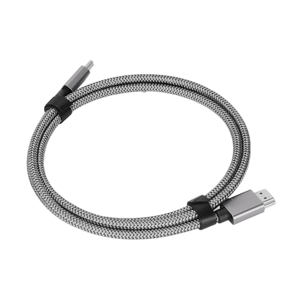 8k High Definition Multimedia Interface-kabel 1,5 meter 12 Bit Färg 48Gbps 4K 120HZ 8K 60HZ Projektionskabel för TV Silver