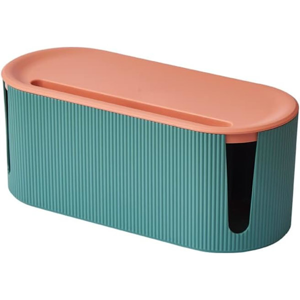 Designa kabelboxar, kabelhantering, flerpluggsarrangörer yellow
