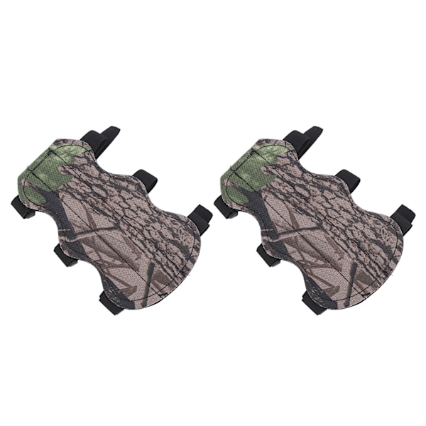 2 st Bågskytte Armskydd Justerbart Kamouflerat Bågskytte Underarmsskydd för Bågskytteträning