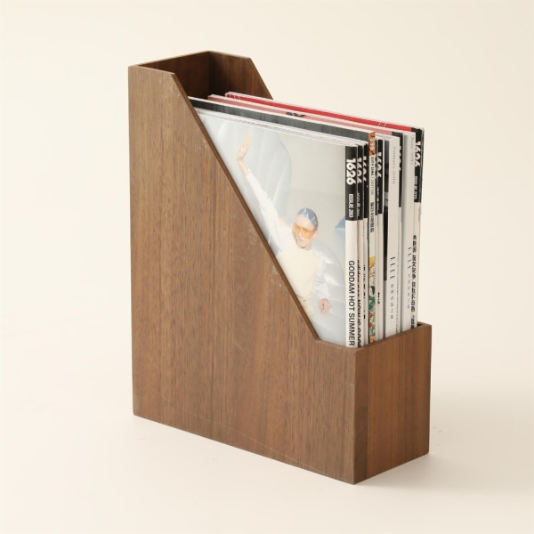 Vertikal File Folder Organizer Böcker Hållare Rack Hem Bordsskiva Förvaring null - 2