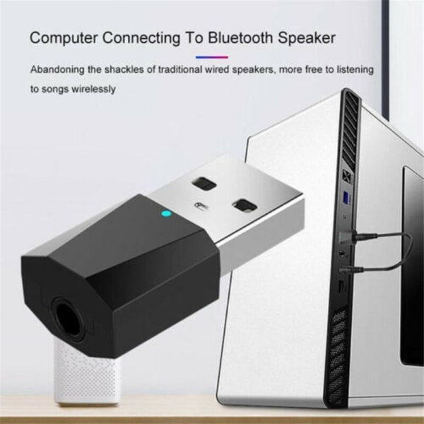 Trådløs USB BT Audio Stereo Musik Hjemmebilmodtager Adapter