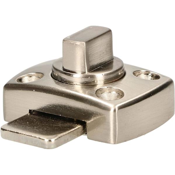 SizeName WC Dörrlås - Nickel - 40 x 40mm