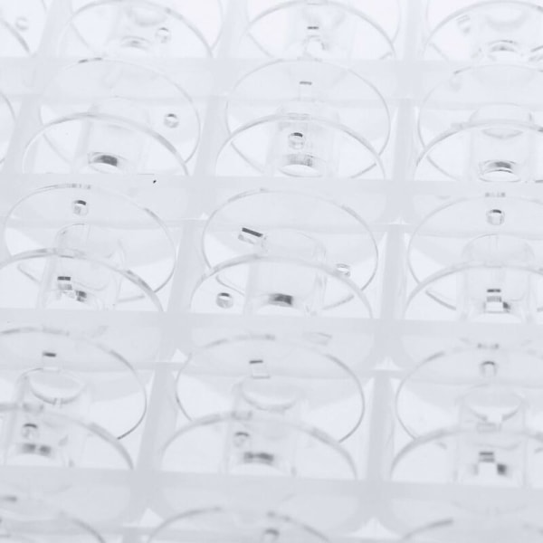 Symaskinsspolar med förvaringslåda, transparent, 25 st