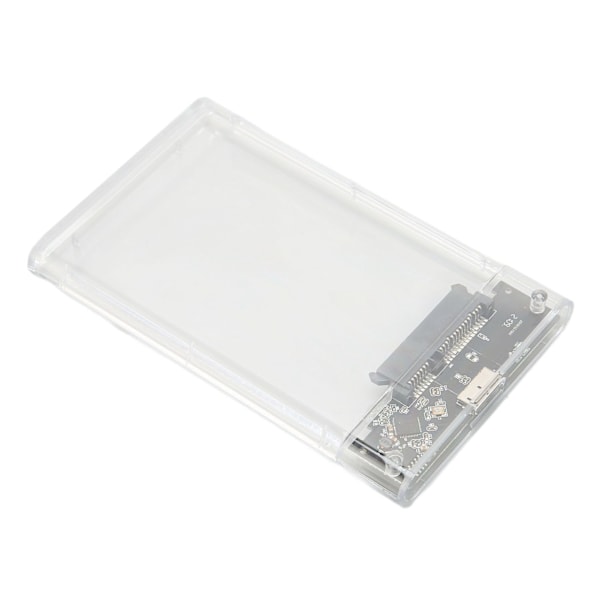 2.5in Transparent HDD-kabinett Portabel Plug and Play 2.5in SATA Seriell USB3.0 5Gbps Transparent Mobil HHD SSD-fodral U25TY3.0