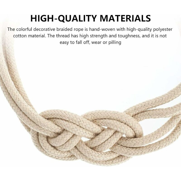 (Hvit, total lengde 55 cm) Magnetisk gardinstang Simple Style Buck