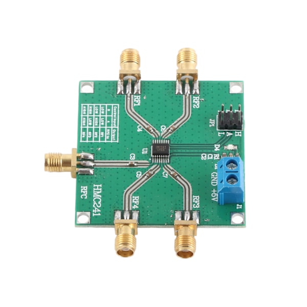 SP4T RF Switch Board DC‑3.5GHz Enpolet Firekast Trådløs RF Switch Modul for Basestasjon CATV DBS