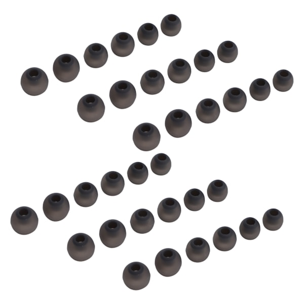 36 kpl Silikoniset Korvatulpat Pehmeät Kevyet Korvaosat Sisäreiälle 4,5 mm–6,0 mm Kuulokkeille